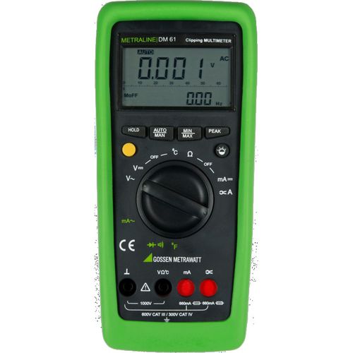 Multimetro a pinza digitale - Metraline DM 61 - GOSSEN METRAWATT GmbH - con display a barre / portatile / 1000 V