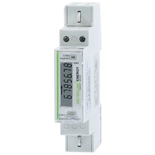 Contatore di energia elettrica monofase - U281A - GOSSEN METRAWATT GmbH - su guida DIN / digitale / uscita ad impulsi