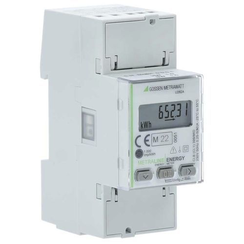 Contatore di energia elettrica monofase - U282 C  - GOSSEN METRAWATT GmbH - su guida DIN / digitale / certificato MID