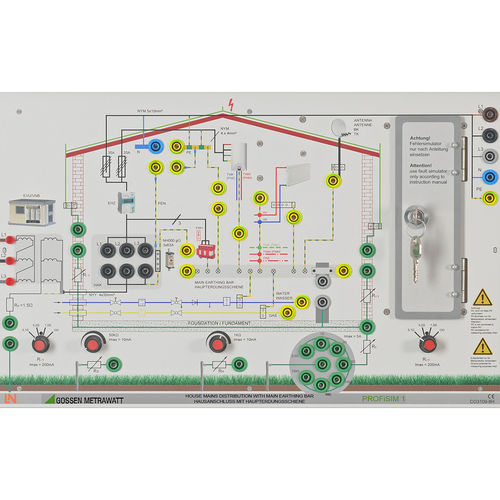 Pannello di simulazione per impianto elettrico - PROFiSIM 1 - GOSSEN METRAWATT GmbH
