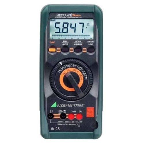 Multimetro digitale - METRAHIT WORLD   - GOSSEN METRAWATT GmbH - con display a barre / portatile / 1000 V