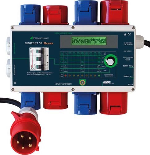 Tester di sicurezza elettrica - MINITEST 3P MASTER - GOSSEN METRAWATT GmbH - PAT / per elettrodomestici / portatile
