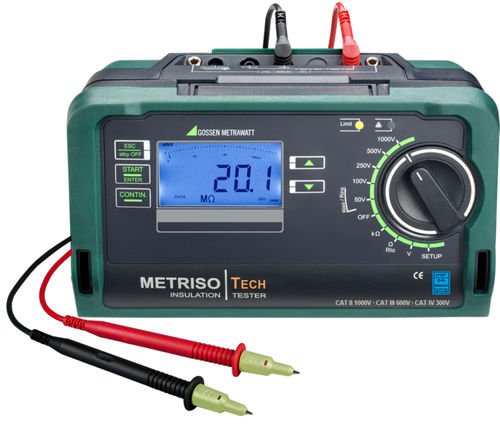 Tester di isolamento - METRISO TECH - GOSSEN METRAWATT GmbH - di bassa resistenza / di tensione / di cablaggio