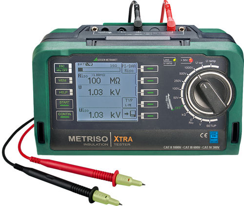 Tester di isolamento - METRISO XTRA - GOSSEN METRAWATT GmbH - di tensione / di bassa resistenza / di cablaggio