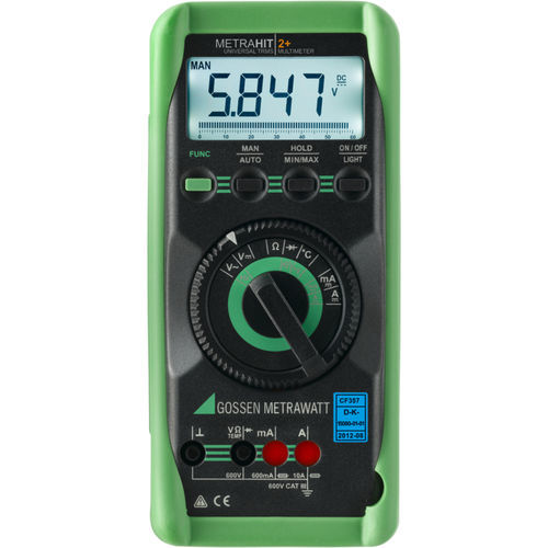 Multimetro digitale - METRAHIT 2+ - GOSSEN METRAWATT GmbH - con display a barre / portatile / 600 V