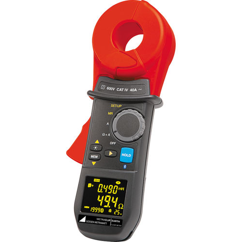 Multimetro a pinza digitale - METRAclip EARTH - GOSSEN METRAWATT GmbH - portatile / 600 V / cat III