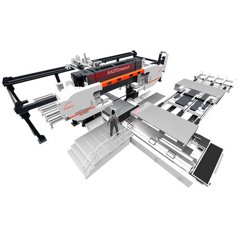 Sega a nastro - KASTOmaxcut AM 8x22 - KASTO Maschinenbau GmbH & Co. KG - orizzontale / per alluminio / interamente automatica