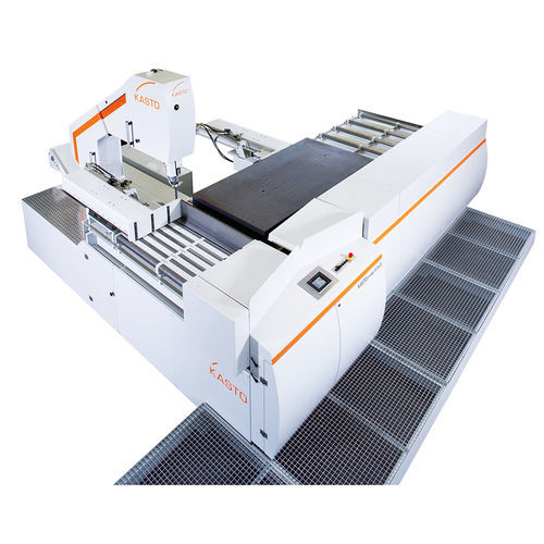 Sega a nastro - KASTOcross U - KASTO Maschinenbau GmbH & Co. KG - verticale / per acciaio / semiautomatica