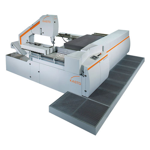 Sega a nastro - KASTOcross A - KASTO Maschinenbau GmbH & Co. KG - verticale / per acciaio / automatica