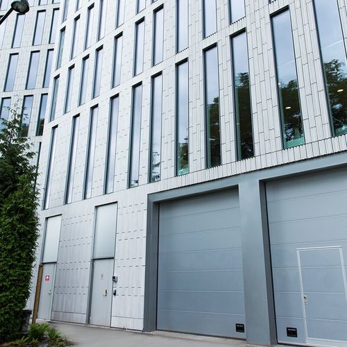 Porta sezionale - OH1042P - ASSA ABLOY Entrance Systems - pedonale / in acciaio inossidabile / in alluminio