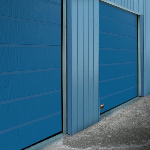 Porta sezionale - OH1082P - ASSA ABLOY Entrance Systems - in acciaio / per interno / per cella frigorifera