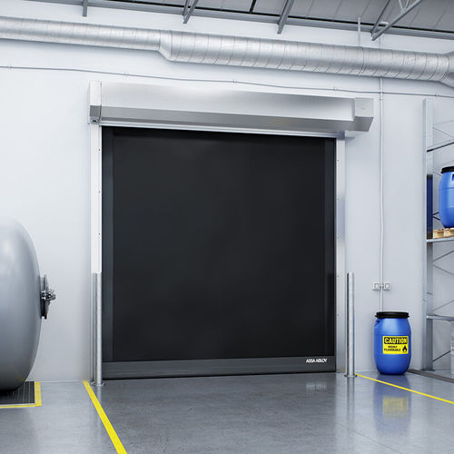 Porta ad avvolgimento - HS-PX3 - ASSA ABLOY Entrance Systems - in metallo / in acciaio inossidabile / in acciaio