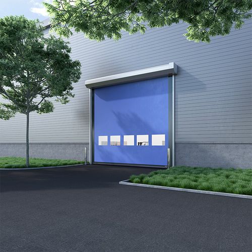 Porta ad avvolgimento - HS80 series - ASSA ABLOY Entrance Systems - in acciaio galvanizzato / classe 5 / per interno