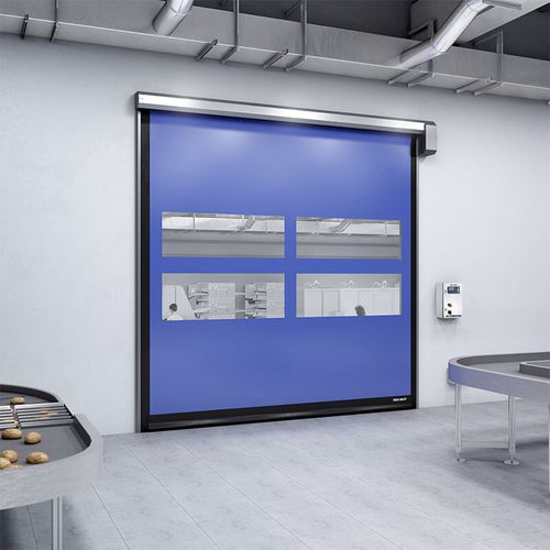 Porta ad avvolgimento - HS90 series - ASSA ABLOY Entrance Systems - in acciaio inossidabile / per interno / per l'industria agroalimentare