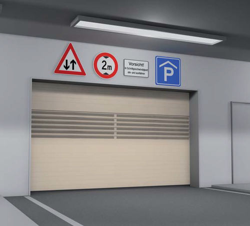 Porta sezionale - RR3000 R - ASSA ABLOY Entrance Systems - in alluminio / classe 3 / classe 4