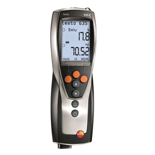 Misuratore di umidità per materiali solidi - 635-2 - TESTO - con display digitale / portatile / senza fili