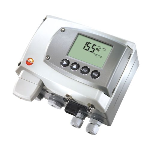 Trasmettitore di pressione differenziale - 6351 - TESTO - analogico / di precisione / con display LCD