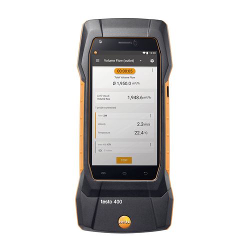 Strumento di misura di velocità dell'aria - 400  - TESTO - temperatura / di pressione / umidità relativa
