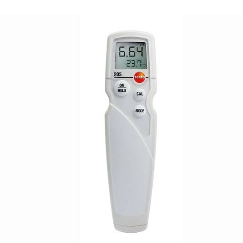 Apparecchio di misura temperatura - 205 - TESTO - di pH / per applicazioni alimentari / per prodotti sfusi