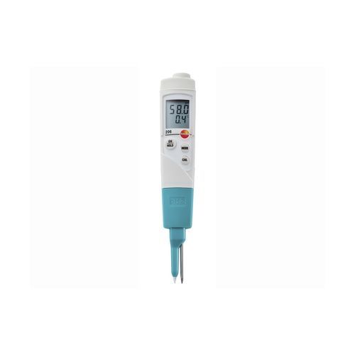 PHmetro tipo penna - 206 - TESTO - di processo / con compensazione automatica della temperatura / a tenuta stagna
