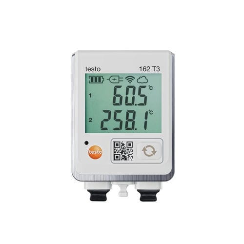 Registratore di dati di temperatura - 162 T3 - TESTO - in linea / con display / per  termocoppia