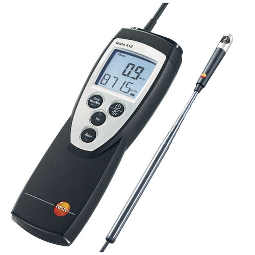 Anemometro a elica - 416 - TESTO - digitale / portatile / compatto