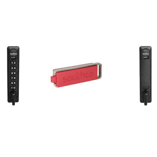 Sistema di bloccaggio elettronico - SC series - SOUTHCO - multipunti / per porta