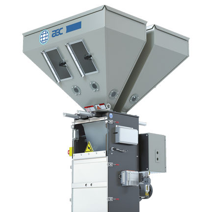 Miscelatore-dosatore di granulato - BD series - AEC, Inc. - ACS Group - gravimetrico / per pressa ad iniezione / per l'industria agroalimentare