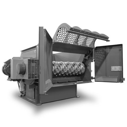 Trituratore monoalbero - V series - AEC, Inc. - ACS Group - per legno / per cartone / in plastica