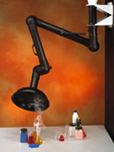Braccio aspirante fisso - CHIKO AIRTEC - a muro / per montaggio a soffitto / rigido