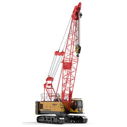 Gru cingolata - SCC750A-5 - SANY - con braccio / tralicciata / per cantiere