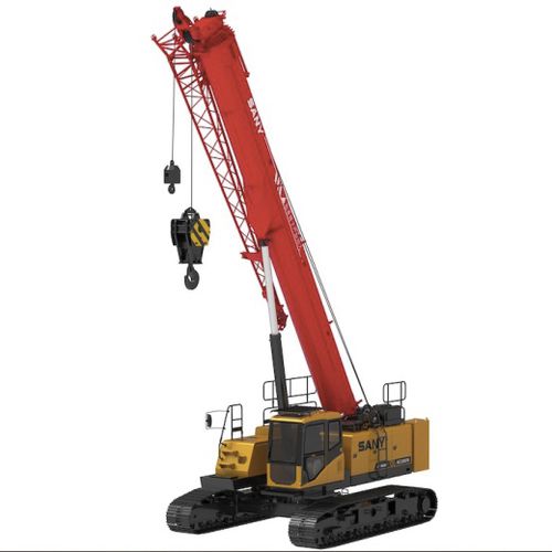Gru cingolata - SCC400TB - SANY - con braccio / telescopica / per cantiere