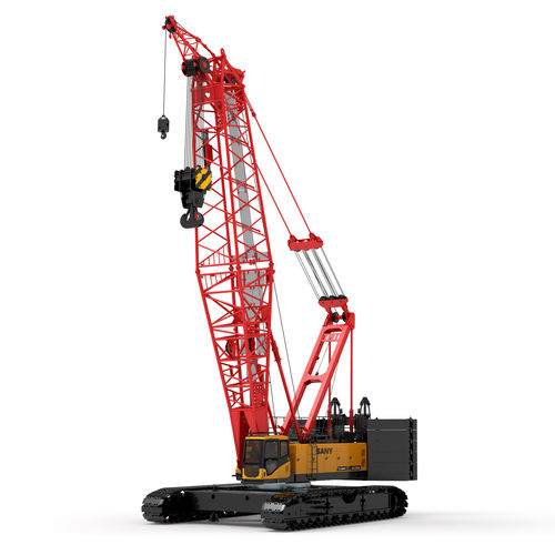 Gru cingolata - SCC2800A - SANY - con braccio / tralicciata / per cantiere