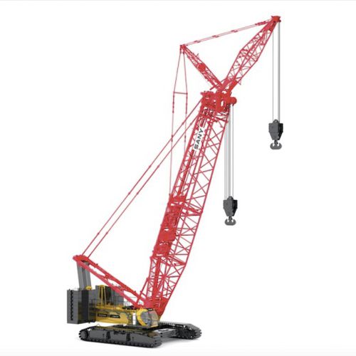 Gru cingolata - SCC3500A - SANY - con braccio / tralicciata / per cantiere