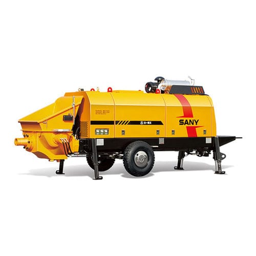 Pompa per calcestruzzo montata su rimorchio - HBT5010C-5I - SANY - per cantiere / a pistone / ad uso industriale