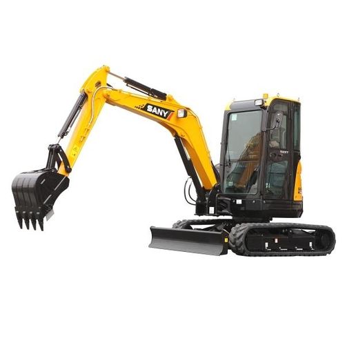 Miniescavatore - SY35U - SANY - cingolato / diesel / per cantiere di costruzione