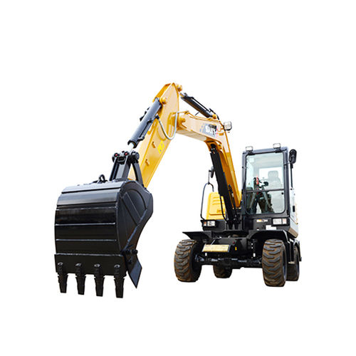 Miniescavatore - SY65W - SANY - su ruote / diesel / per cantiere di costruzione