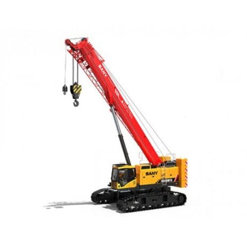 Gru cingolata - SCC800TB - SANY - con braccio / telescopica / per cantiere