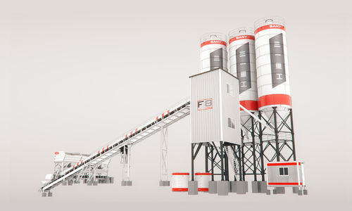 Centrale di betonaggio stazionario - HZS90F8 - SANY - automatico / continuo