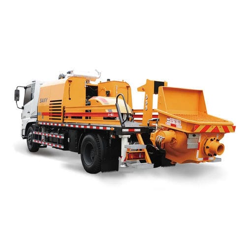 Pompa autocarrata per calcestruzzo montata su rimorchio - LP12012G(SZ) - SANY - per cantiere / a pistone