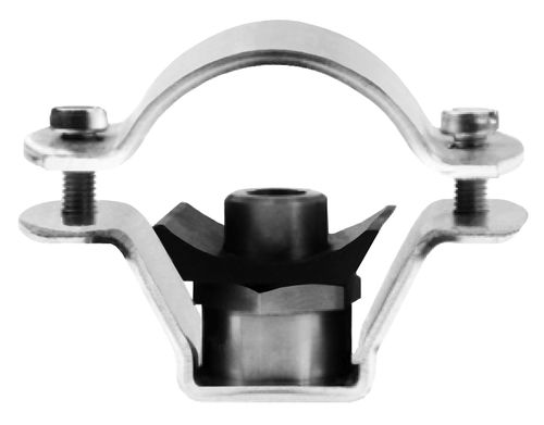 Fascetta stringitubo in acciaio inossidabile - ZPM series - PNR Italia - a perno