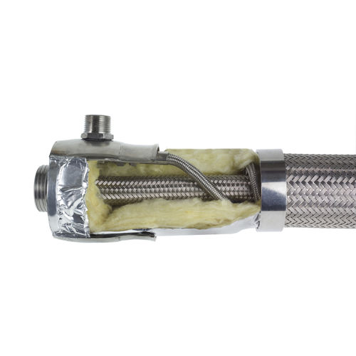 Tubo flessibile per olio caldo - XTRAFLEX NV - per vapore / PTFE / in acciaio inossidabile
