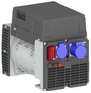 Alternatore monofase - M 100 series  - Nuova Saccardo Motori - brushless / 2 poli / industriale