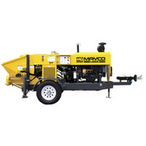 Pompa per calcestruzzo montata su rimorchio - LS300G - Multiquip, Inc. - per cantiere / a pistone