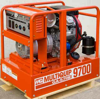 Gruppo elettrogeno a benzina - GA97HEA - Multiquip, Inc. - monofase / portatile / 60 Hz