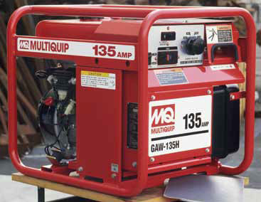 Saldatrice ad arco - GAW135H - Multiquip, Inc. - con gruppi elettrogeni / portatile