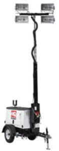 Torre faro a ioduri metallici - LT6K - Multiquip, Inc. - con motore diesel