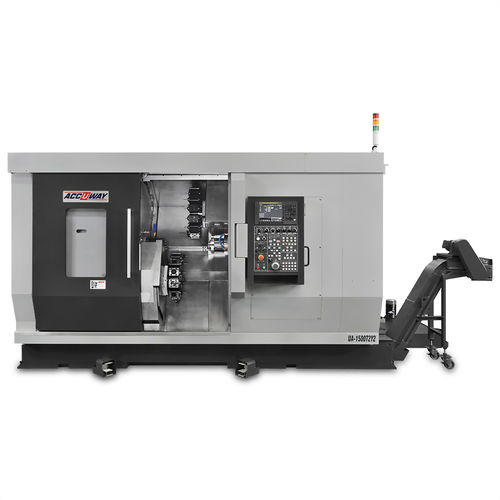 Centro di tornitura-fresatura CNC - UA-1500T2Y2 - Accuway Machinery - orizzontale / multiassiale / a due torrette