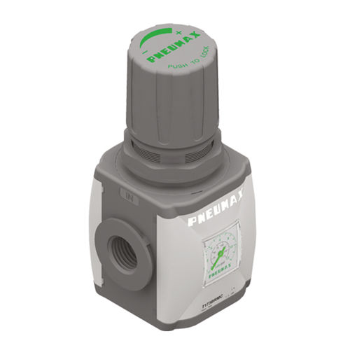 Regolatore di pressione con filtro - Airplus - PNEUMAX - per aria compressa / a membrana / monostadio