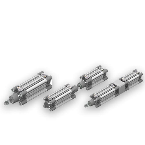 Cilindro pneumatico - ECOLIGHT 1390 - 1391 - 1392 series - PNEUMAX - a pistone magnetico / con asta / in alluminio